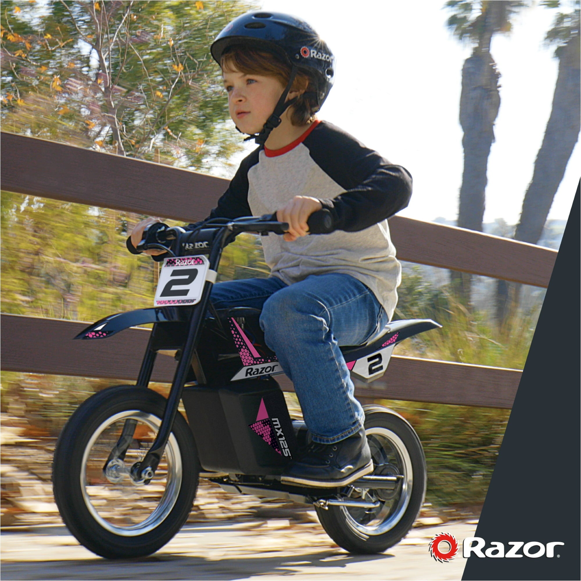 RAZOR DIRT ROCKET MX125 BLACK W DECALS Mozzi