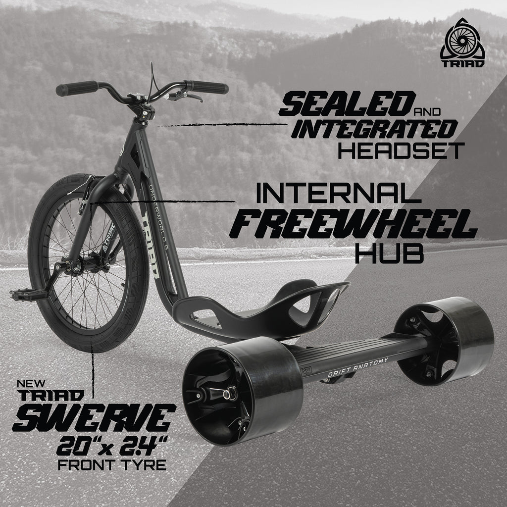 TRIAD DT UNDERWORLD 5 DRIFT TRIKE BLACK