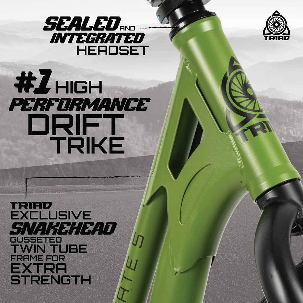 TRIAD SYNDICATE 5 DRIFT TRIKE GREEN