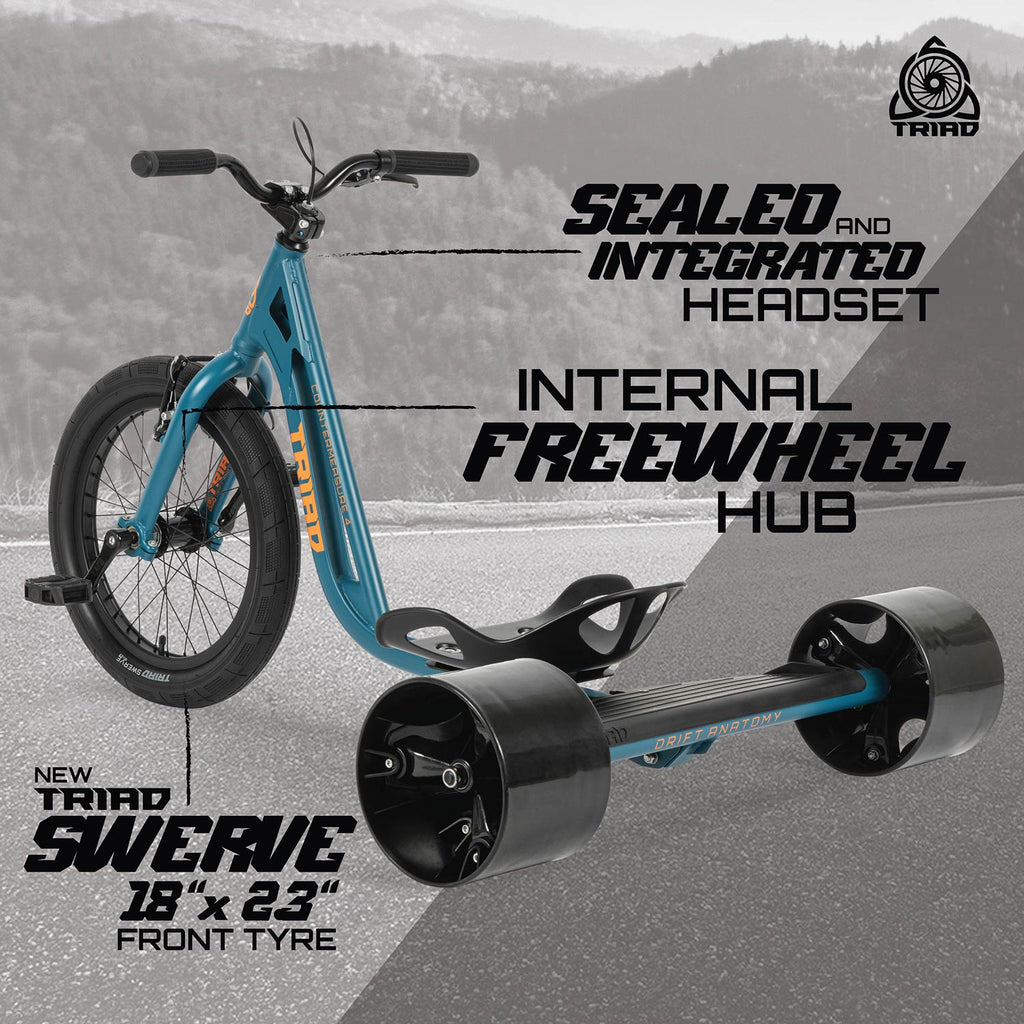 TRIAD COUNTER MEASURE 4 DRIFT TRIKE BLUE