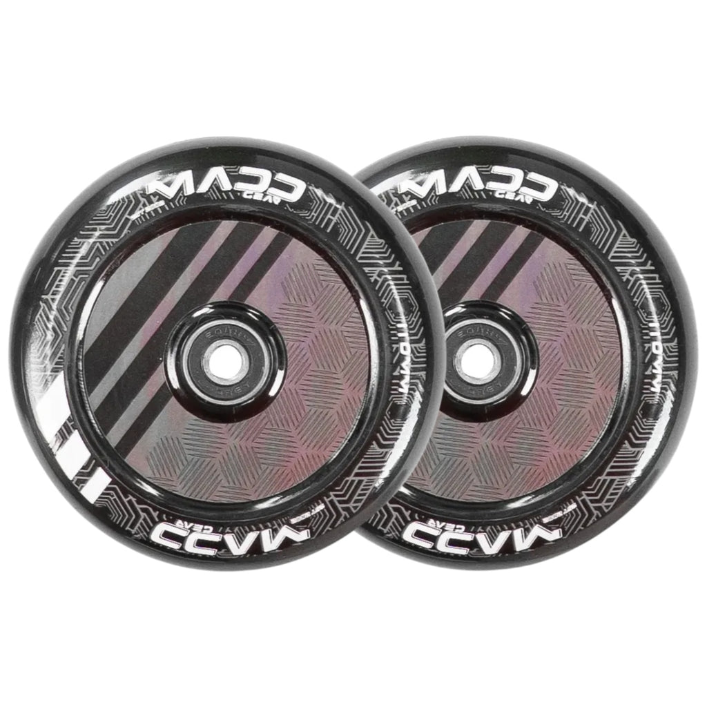 MADD GEAR 110MM ZEN HOLLOW CORE WHEEL BLACK PAIR