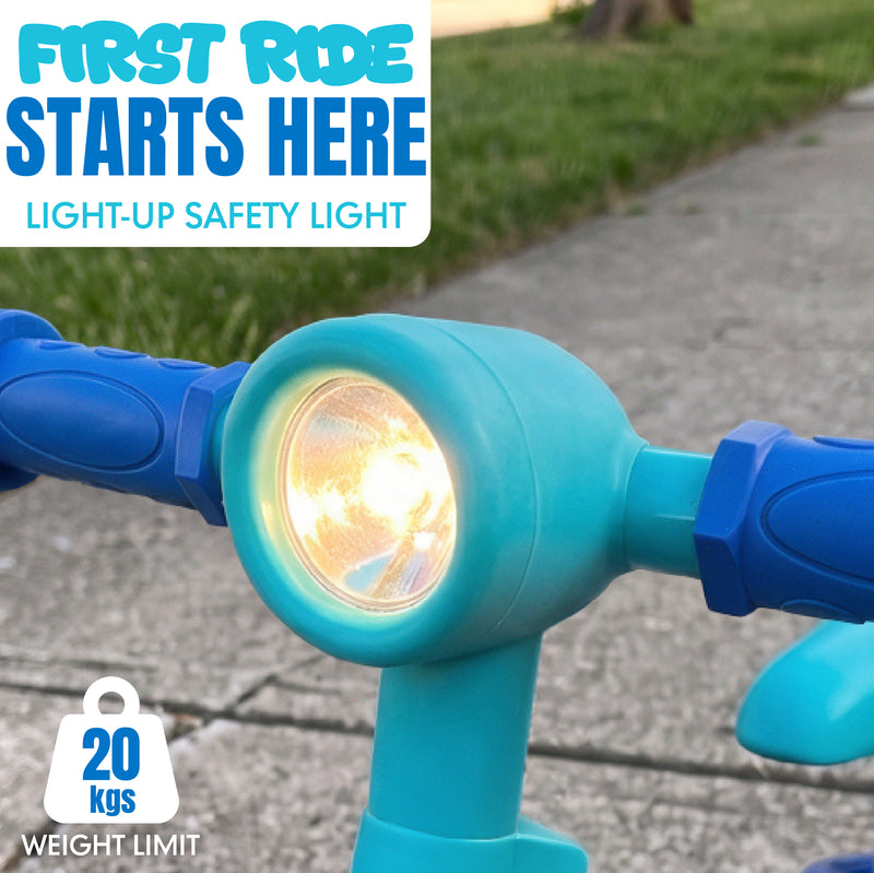 MADD GEAR SWIZZLE LIGHT UP BALANCE BIKE BLUE / DARK BLUE