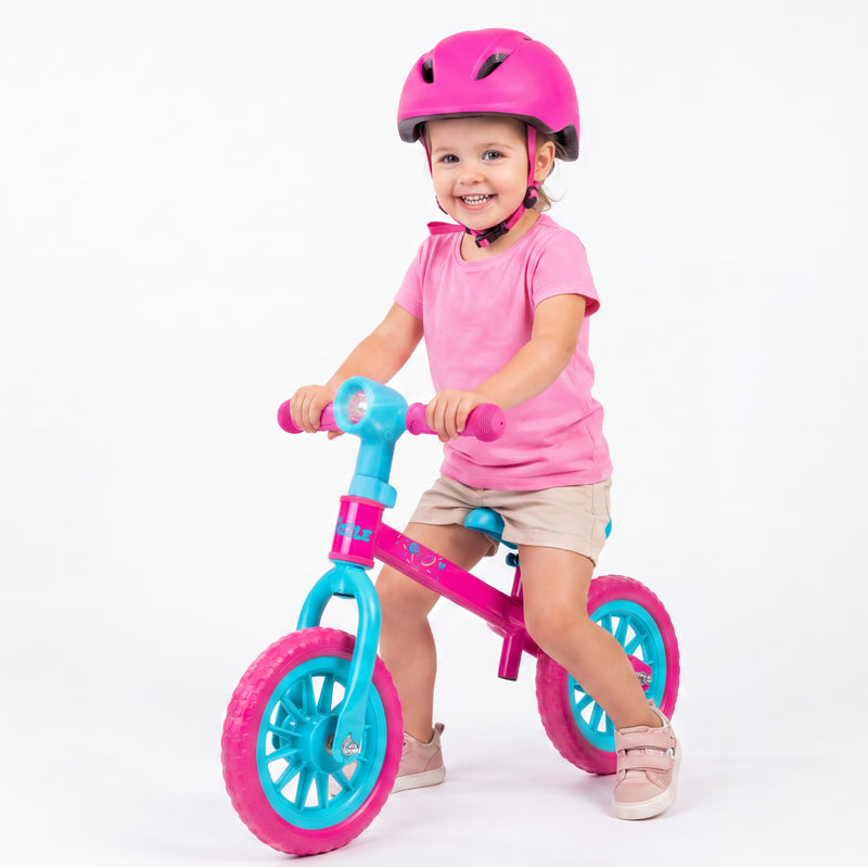 MADD GEAR SWIZZLE LIGHT UP BALANCE BIKE PINK / TEAL