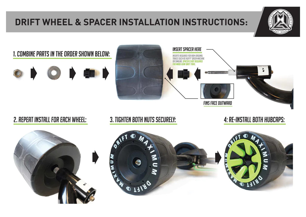 MADD GEAR MINI DRIFT SPACERS (PAIR)