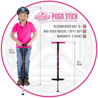 MADD HATTER POGO STICK PINK / BLACK