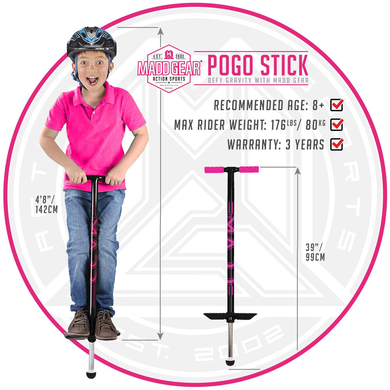 MADD HATTER POGO STICK PINK / BLACK