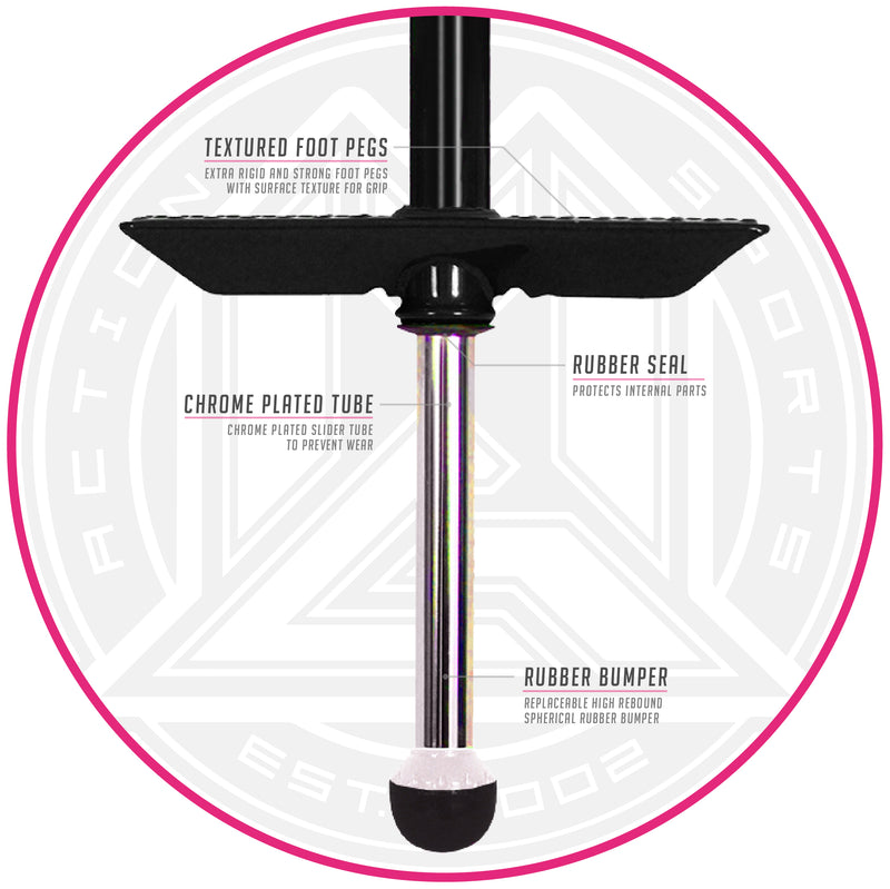 MADD HATTER POGO STICK PINK / BLACK