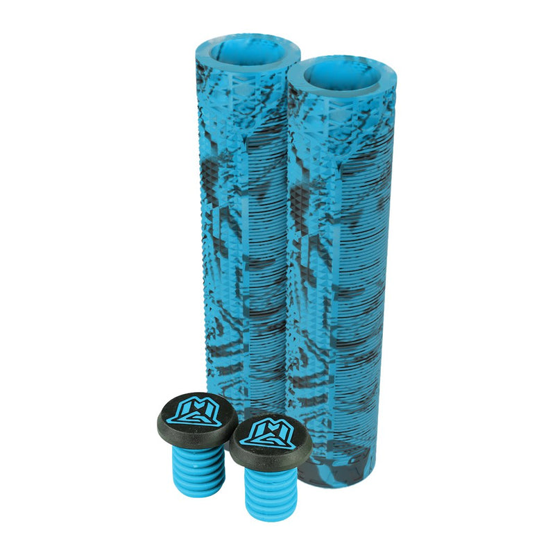 MADD GEAR 150MM TRIFECTA GRIPS BLUE