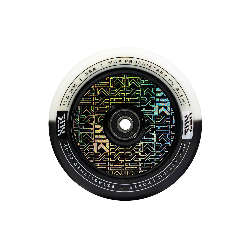 MADD GEAR 110MM HOLOGRAPHIC WHEEL BLACK / WHITE