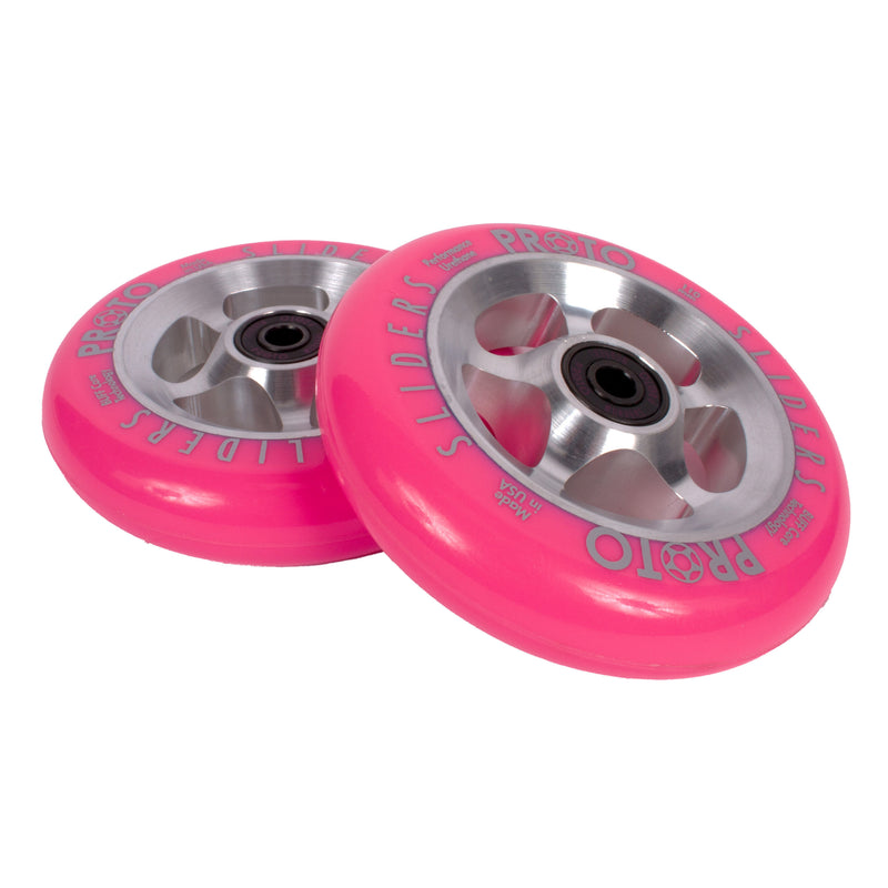 PROTO STARBRIGHT SLIDERS 110MM NEON PINK / RAW 2 PACK