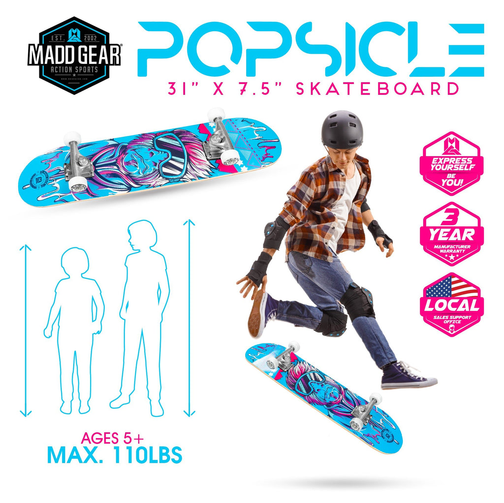 MADD GEAR 31" SKATEBOARD G-RILLA - Mozzi