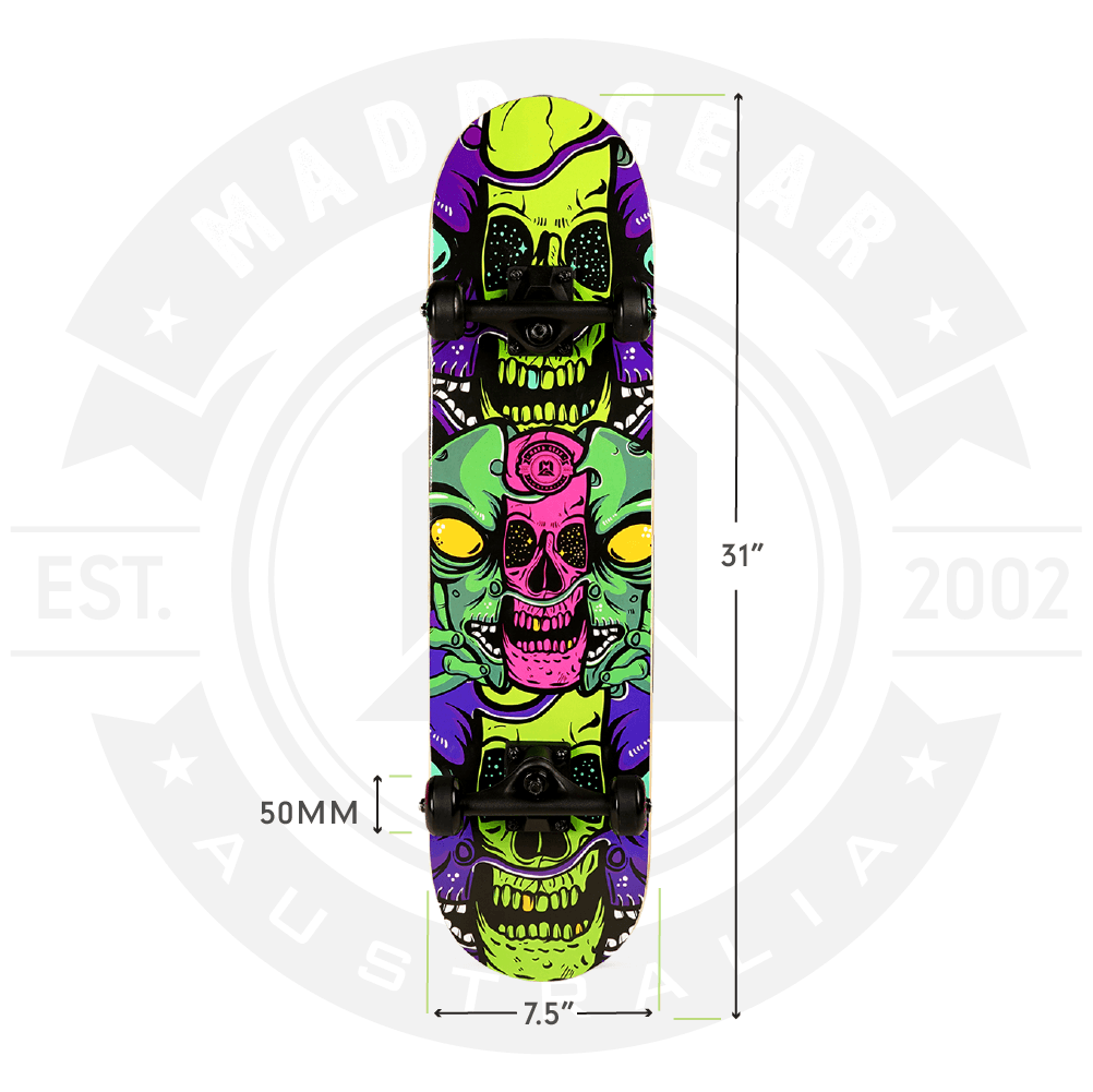 MADD GEAR 31" SKATEBOARD TORN INVADER - Mozzi