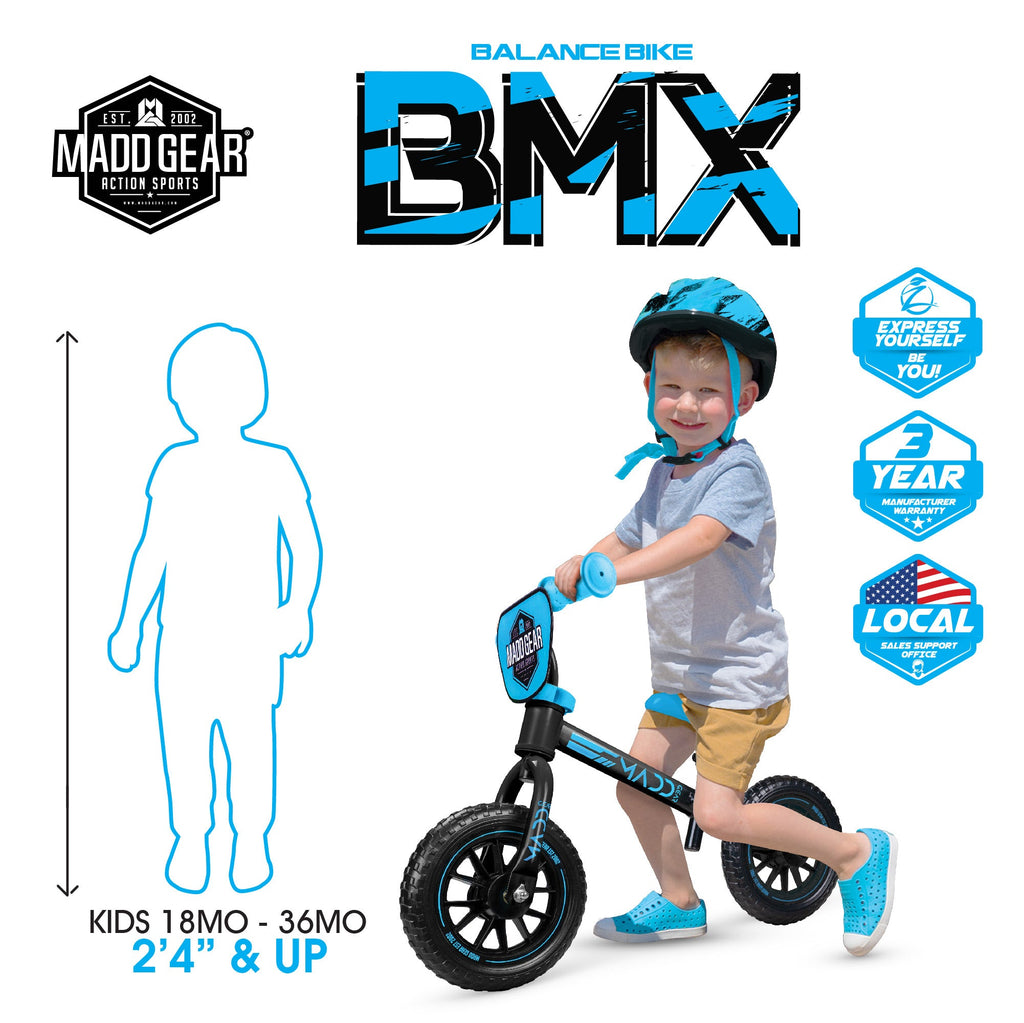 MADD GEAR MY 1ST BMX BIKE BLACK / BLUE - Mozzi