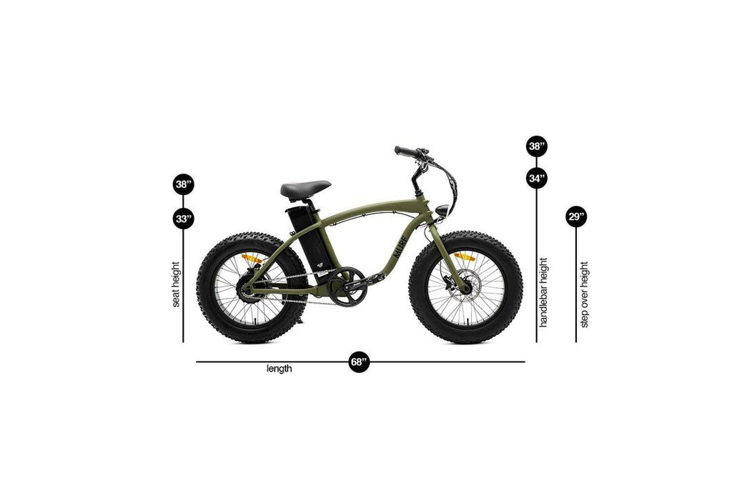 MURF ELECTRIC BIKES: MURF MINI BLACK - Mozzi