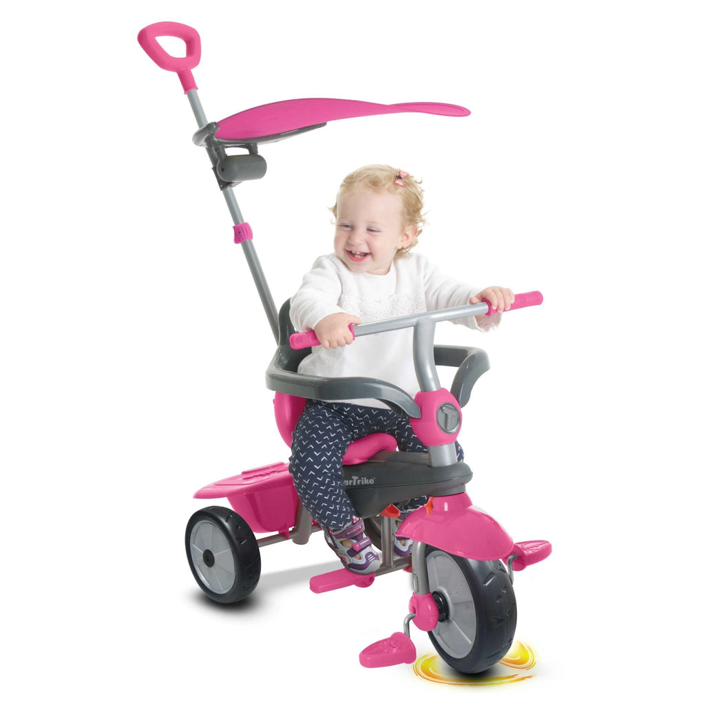 SMARTRIKE CARNIVAL 3 IN 1 TRIKE PINK - Mozzi