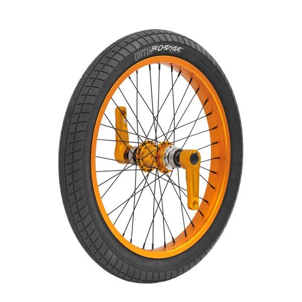 TRIAD DYNASTY FRONT WHEEL SET ANODIZED ORANGE - Mozzi